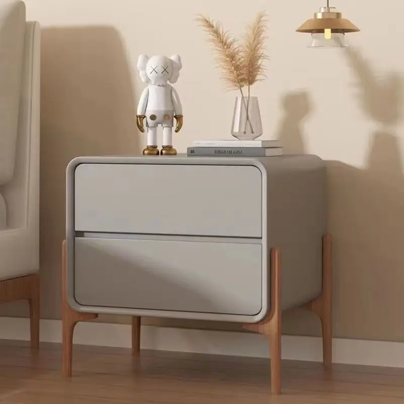 Installation-free bedside table, bedroom home light luxury minimalist multi-functional home bedside