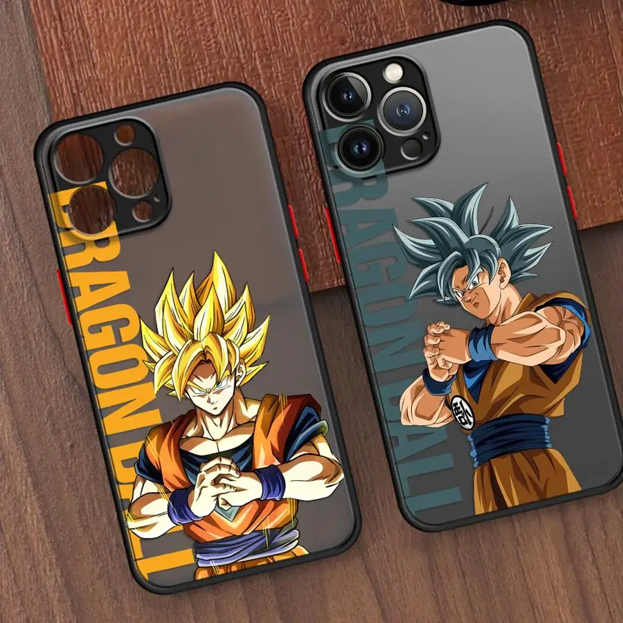 Coque Dragon Balls à bord souple pour iPhone 11 8 7 SE 13 Mini 15 Pro MAX 12 16 11 Plus 14 XS XR 14Pro 12Pro 16 Plus