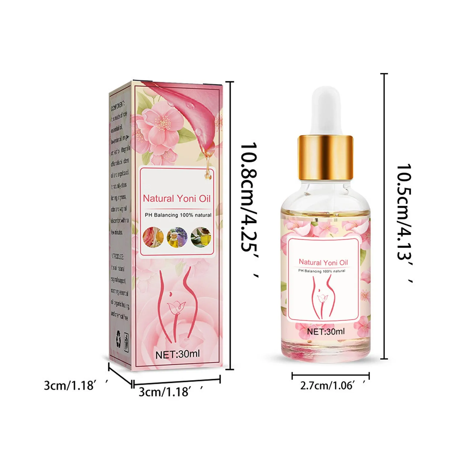 With Dropper Oil, Body Oil Fills Your Skin With Sweet Brightens And Moisturizes Suitable For Girls Ladies 30ml Party Favours