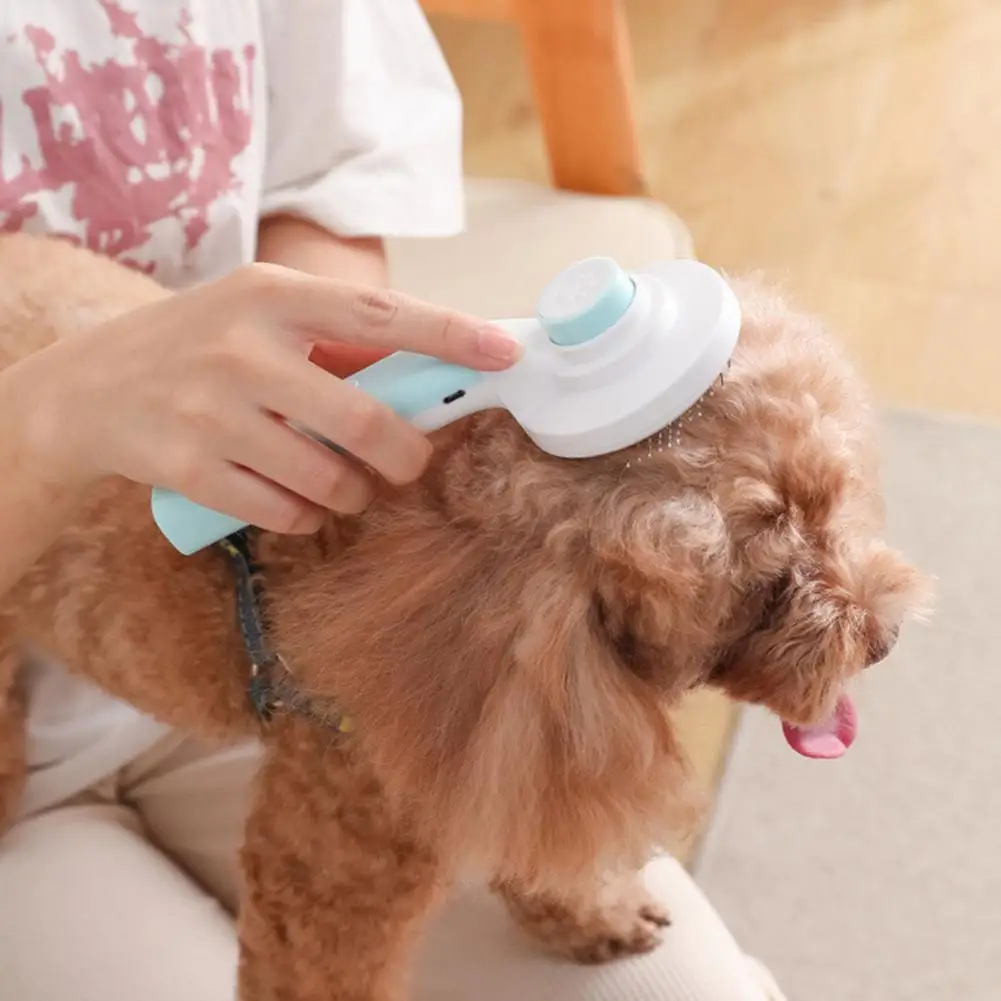 

2-in-1 Nail Grooming Brush for Pets Gentle Pet Comb for Skin Gentle 2-in-1 Pet Grooming Comb Nail Grinding Hair for Healthy