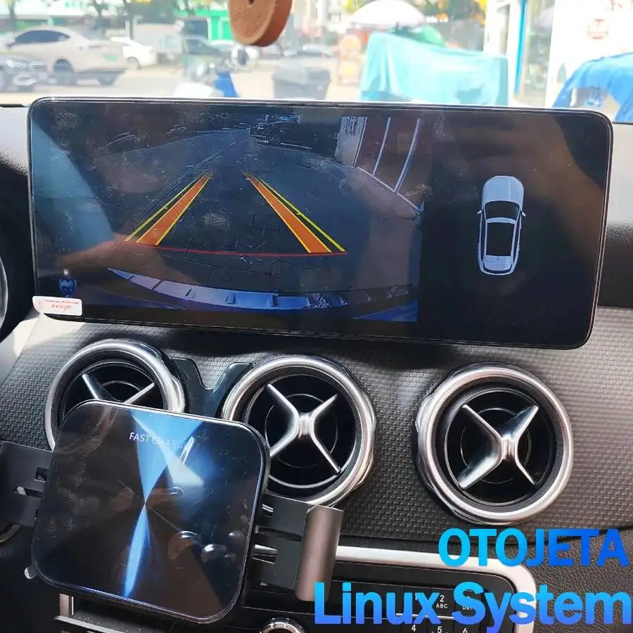 12.8Inch Linux System Car Radio Android Auto For Mercedes Benz A W176 CLA C117 X117 GLA X156 2013-2018 Carplay NTG 4.5 NTG 5.0
