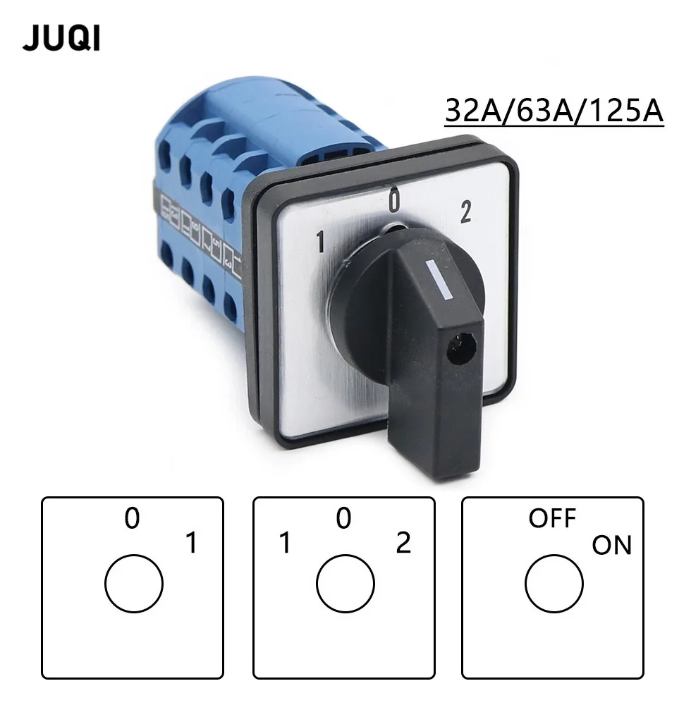 Universal switch LW26-32/63/125/4 On-Off  2/3 gears 4joint Reversing switch 32A/63A/125A change-over switch cutoff switch