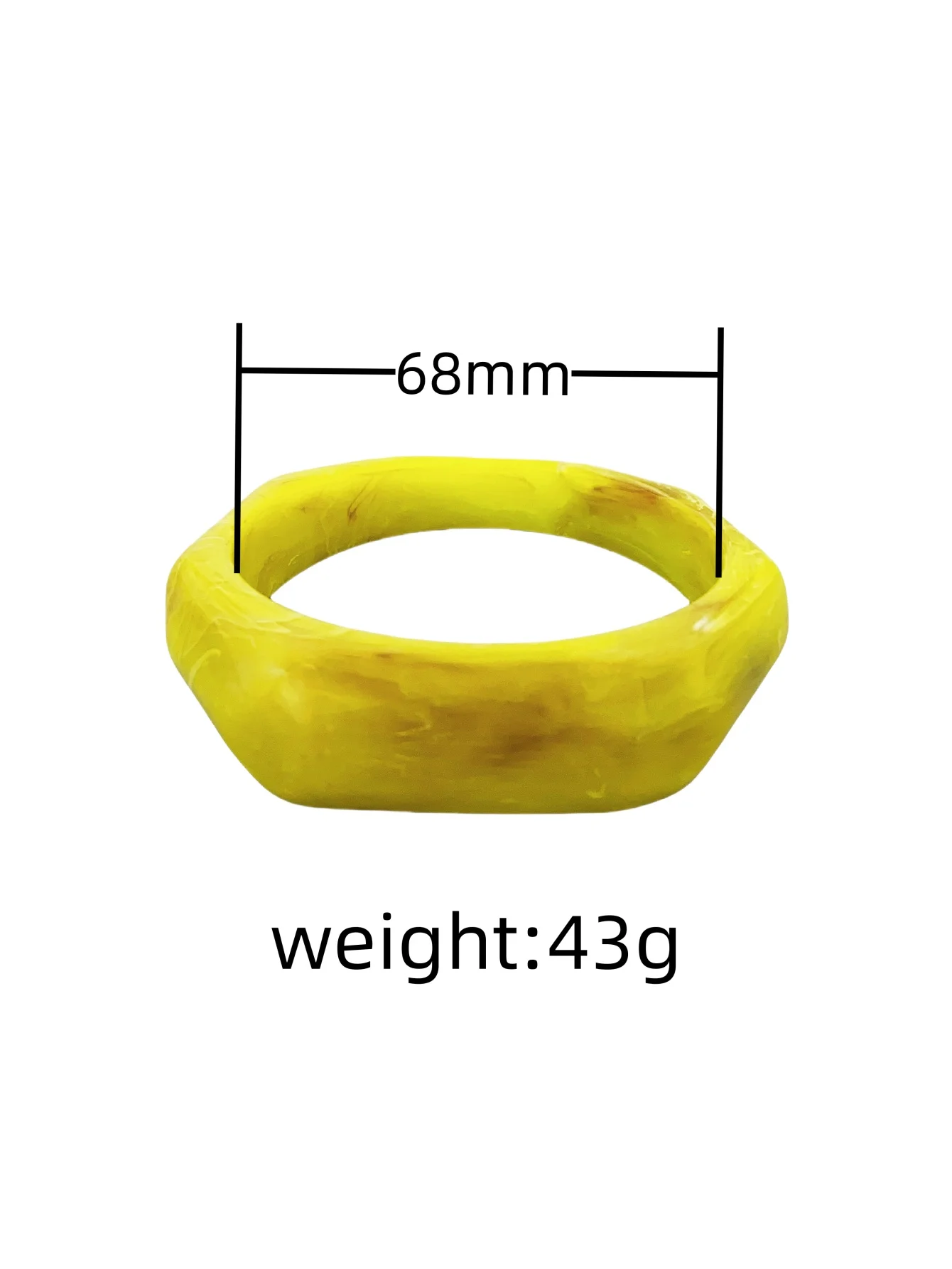 Vibrant Multi-color Acrylic Bangle, Unconventional and Trendy Womens Bracelet for Daily Wear bangles for women