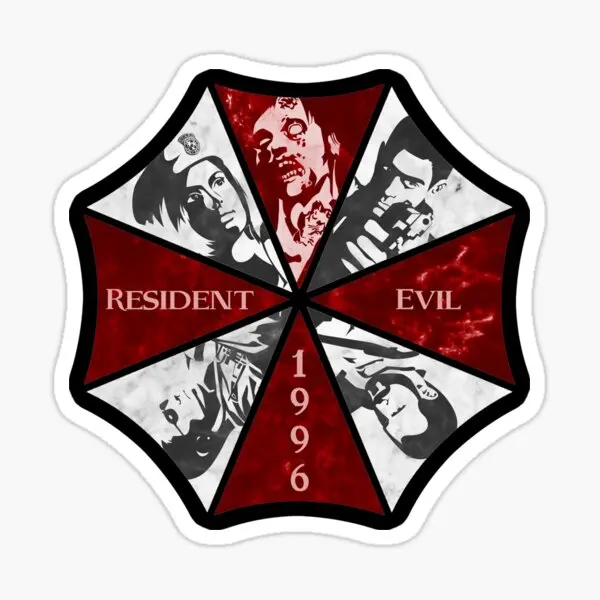 Umbrella Corporation Sign Radiation Biochemical Crisis Sticker Camper Laptop  Car Window Motorcycle Truck Bicycle Glass Decal - Image 3