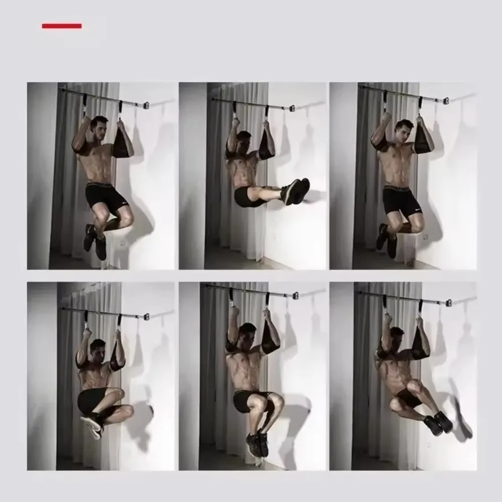 Indoor Pull Up Assist Strap Sturdy Comfortable Hanging Arm Sling Supportive Practical Abdominal Training Strap Abs Training
