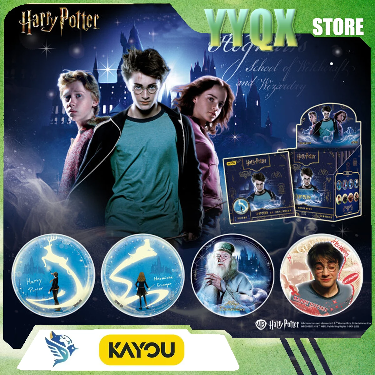 KAYOU 2026 Nuevo Broche de Cola de Zorro de Harry Potter, Colección Hermione, Artículos Periféricos de Animación, Películas, Dibujos Animados, Cómics, Regalos Sorpresa