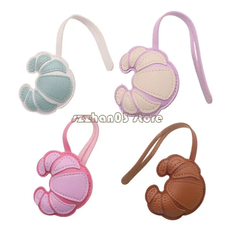 367C Lovely Mini Keychain Pendant PU Leather Chain Decoration Stylish Holder Perfect Hanging Present