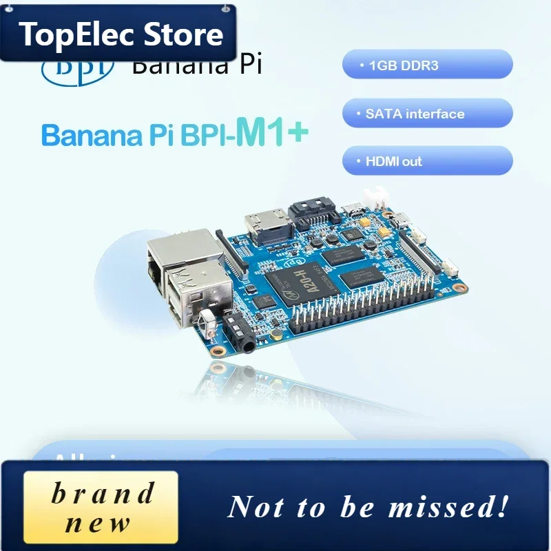 TopElec Banana Pi BPI-M1+ Allwinner A20 Dual-core Single Board Computer Open Source Hardware