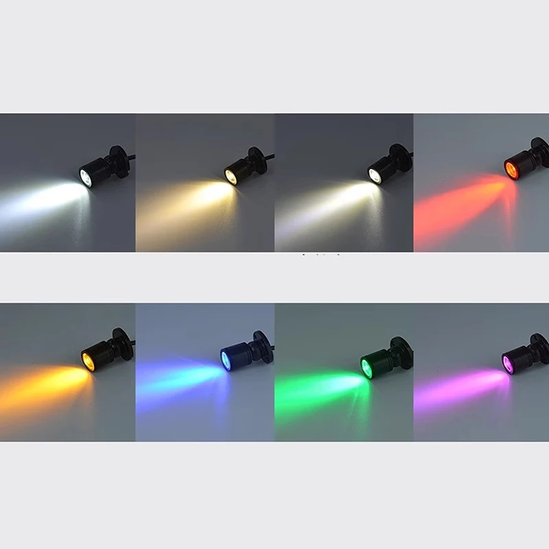 DC5V LED USB 1/3W Spotlight ตู้เครื่องประดับตู้โชว์เคาน์เตอร์โคมไฟพื้นผิวเพดาน MINI Spot Light 5V อินเทอร์เฟซ 2In 1