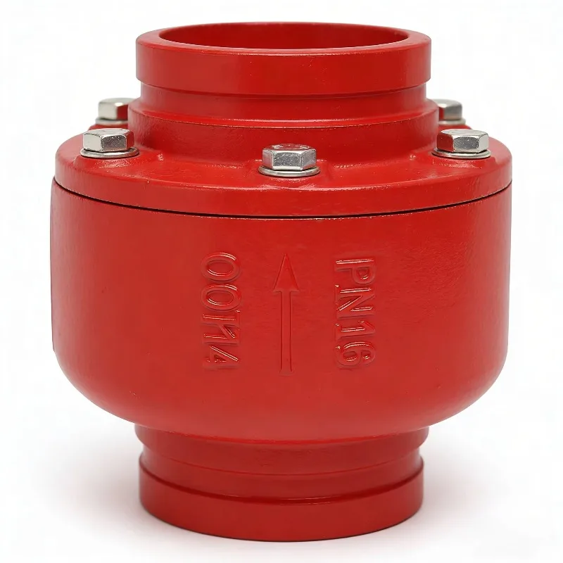 H81X groove noise reduction check valve, ductile iron fire hydrant clip check valve, spray system drainage accessories