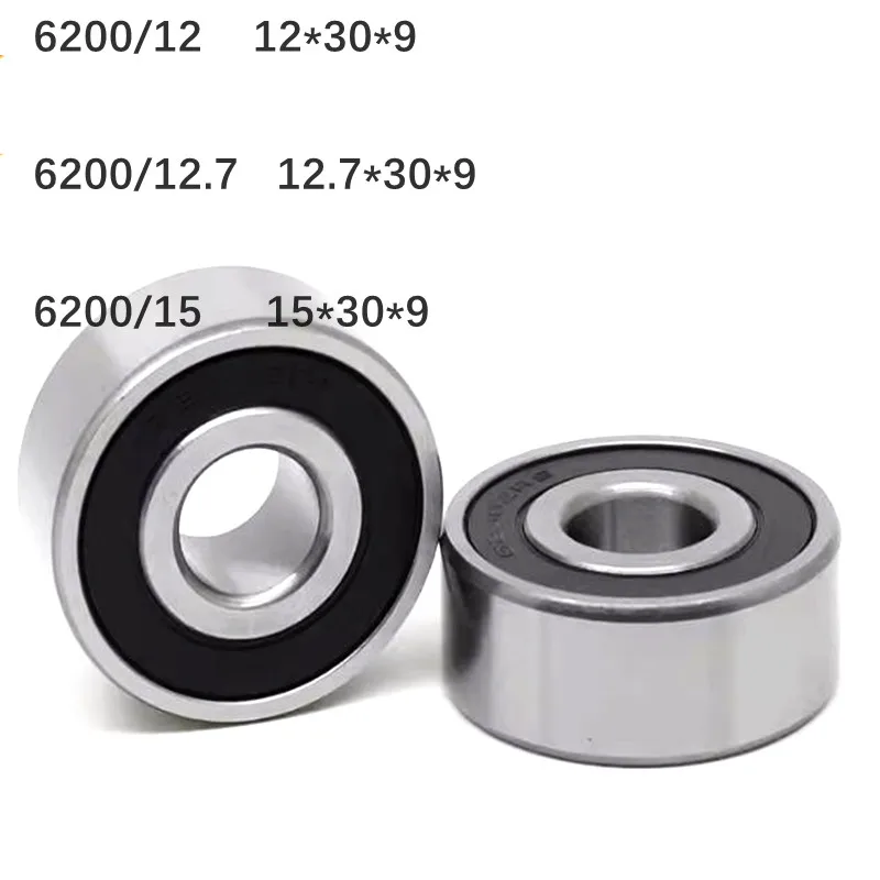 

Нестандартный подшипник, 2 шт., 6200/12, 6200/12, 6200/15 ZZ-2RS 12*12,7*15*30*9 мм