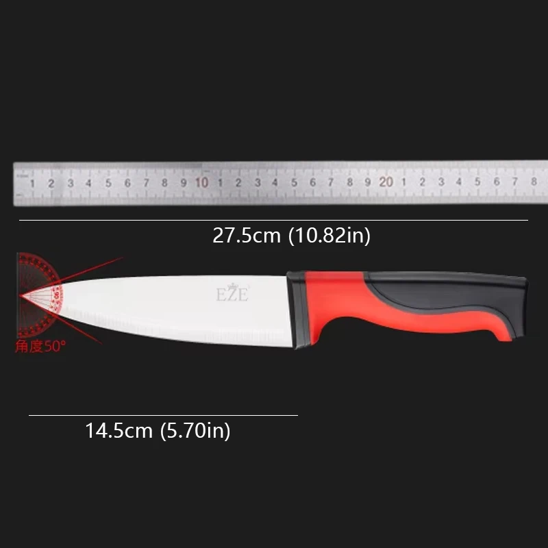 Coltello da frutta manico in PP coltello da cucina in acciaio inossidabile Utility Paring coltelli da bistecca di pomodoro coltello da cuoco