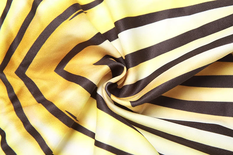 Полосатый комплект из 2 предметов с принтом, женские сексуальные укороченные топы с глубоким v-образным вырезом и длинными рукавами + узкие шорты, одежда для ночного клуба, женская уличная одежда