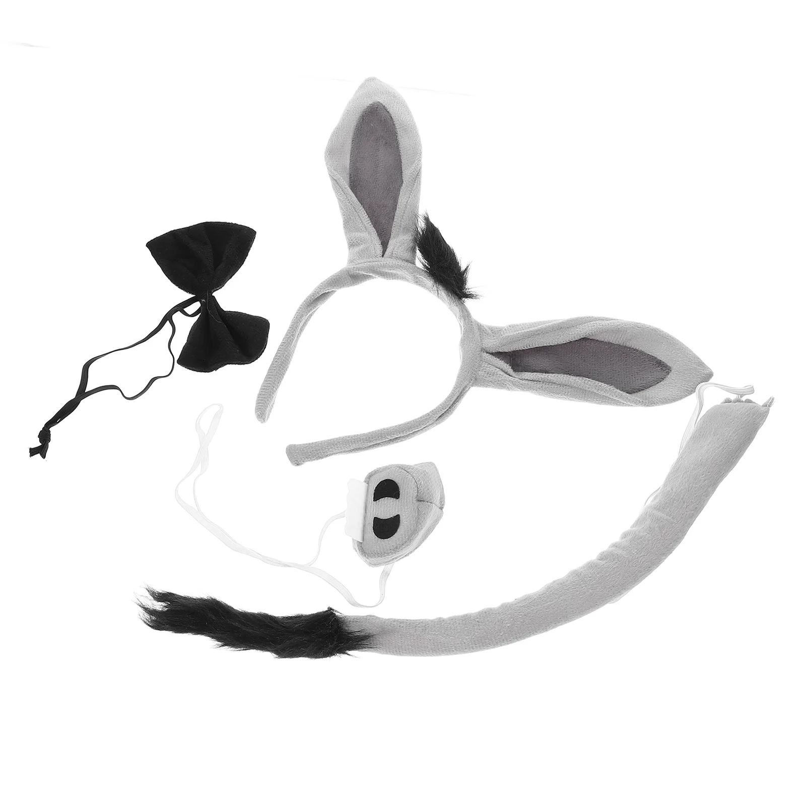 

Little Donkey Headband Adorable Animal Ears Kids Costume Prop Halloween Party Accessories Lightweight Comfortable Fits Perfectly