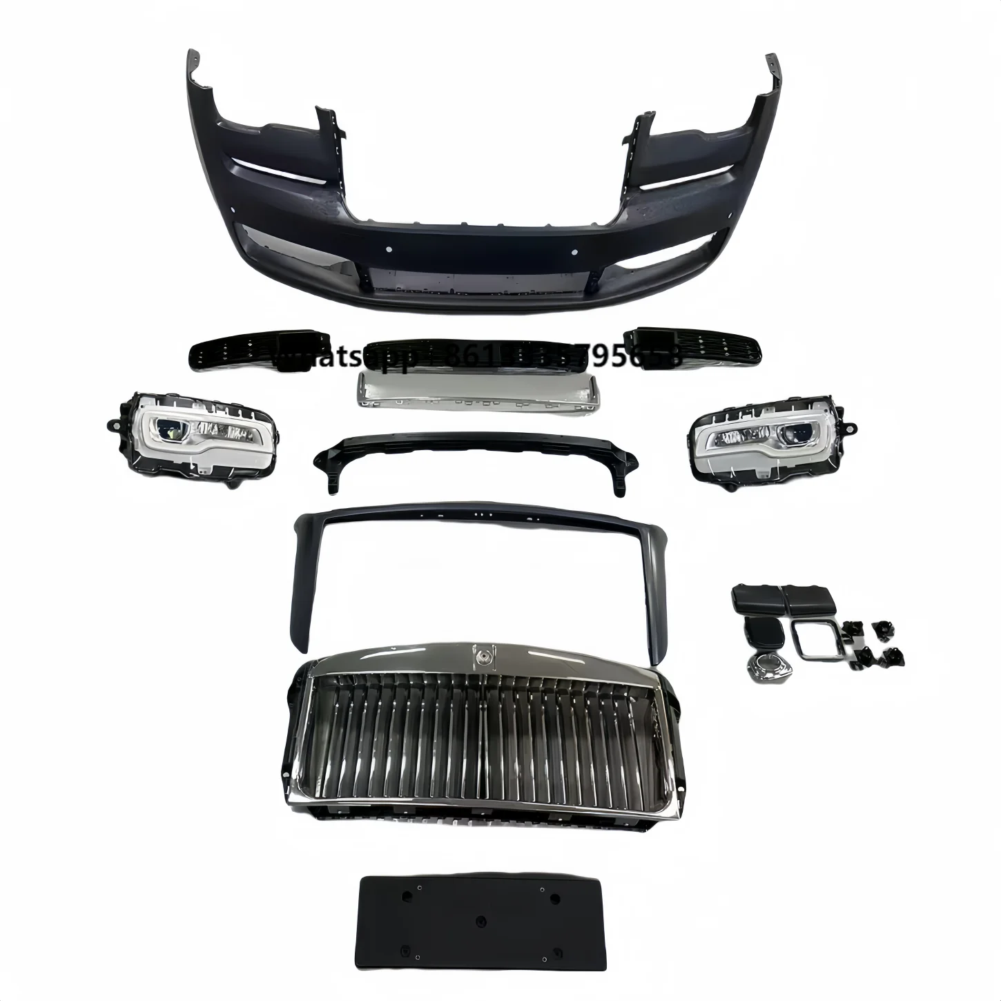 

Old New Facelift Carbon Front Bumper Grill & Headlamp Body Kit for Rolls Royce Ghost 1st & 3rd Generation Auto Bodykit