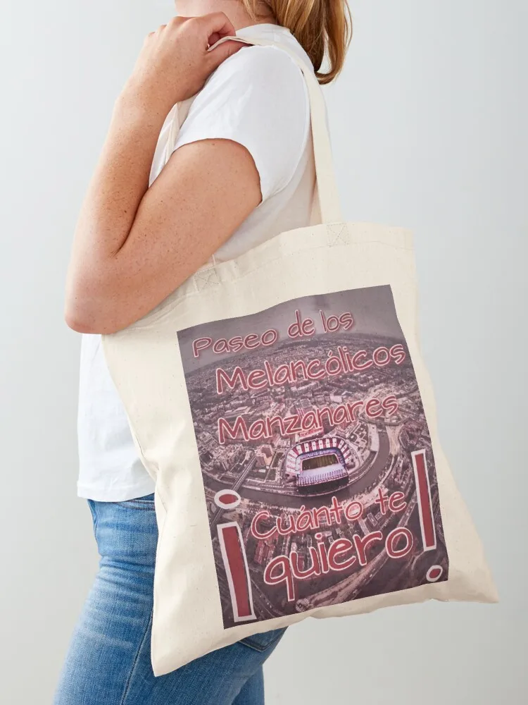 

Vicente Calderón Tote Bag tote bag woman custom bags supermarket folding bag shopper bags for women