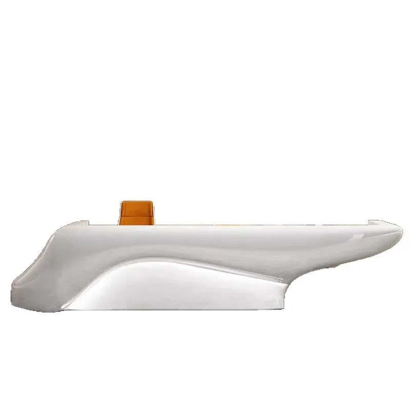 Imitation stone FRP art hotel service desk high-end welcome desk special-shaped company front desk reception table