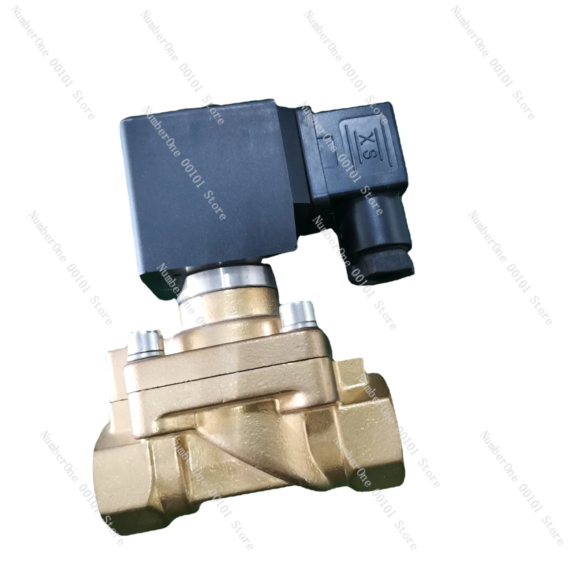 Stainless steel wire buckle solenoid valve 304 pipeline solenoid valve normally closed solenoid valve piston