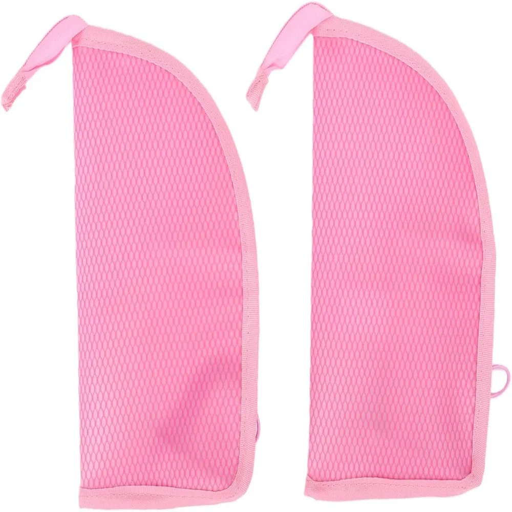 2 Pcs Lightweight EVA Cosmetic Bag Waterproof Zipper Mesh Pocket Toiletry Organizer Dividers Included Makeup Pouch Travel
