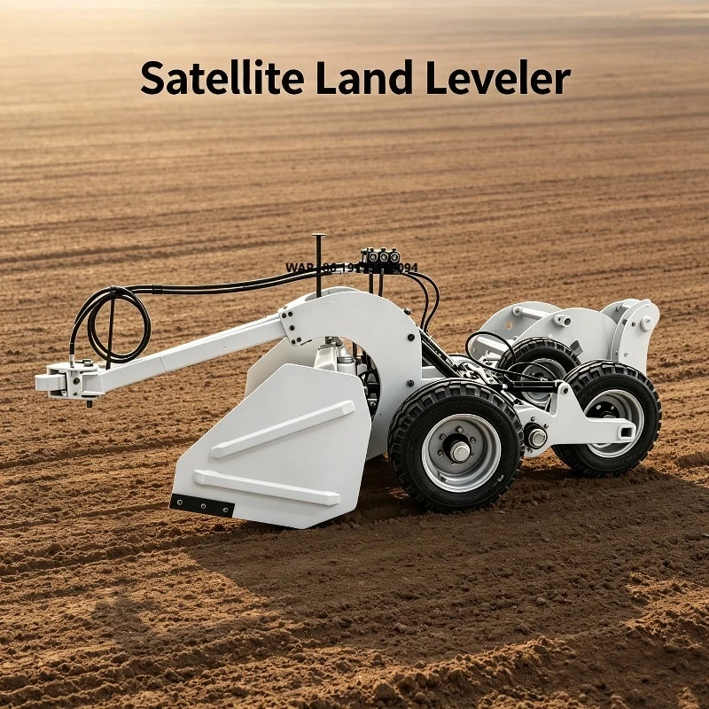 Farm Gooseneck Satellite Land Leveler PWBQ Series Detachable Side Guards Tractor Attached Land Scraper for Sale