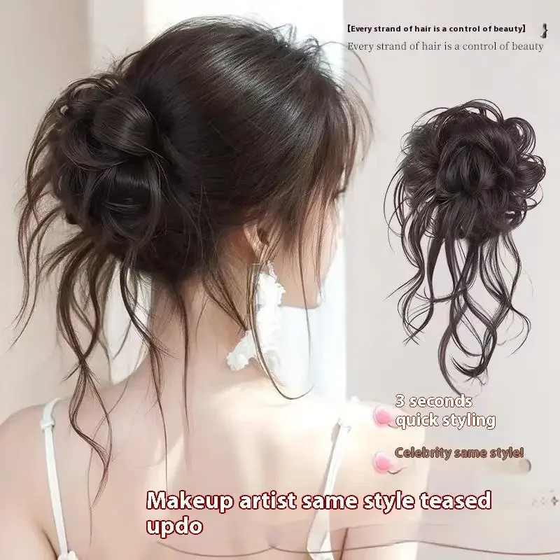 

Synthetic Messy Bun Claw Clip Natural Hair Piece Hair Extensions Curly Party Daily Use Wear For Women Girls Styling Accessories