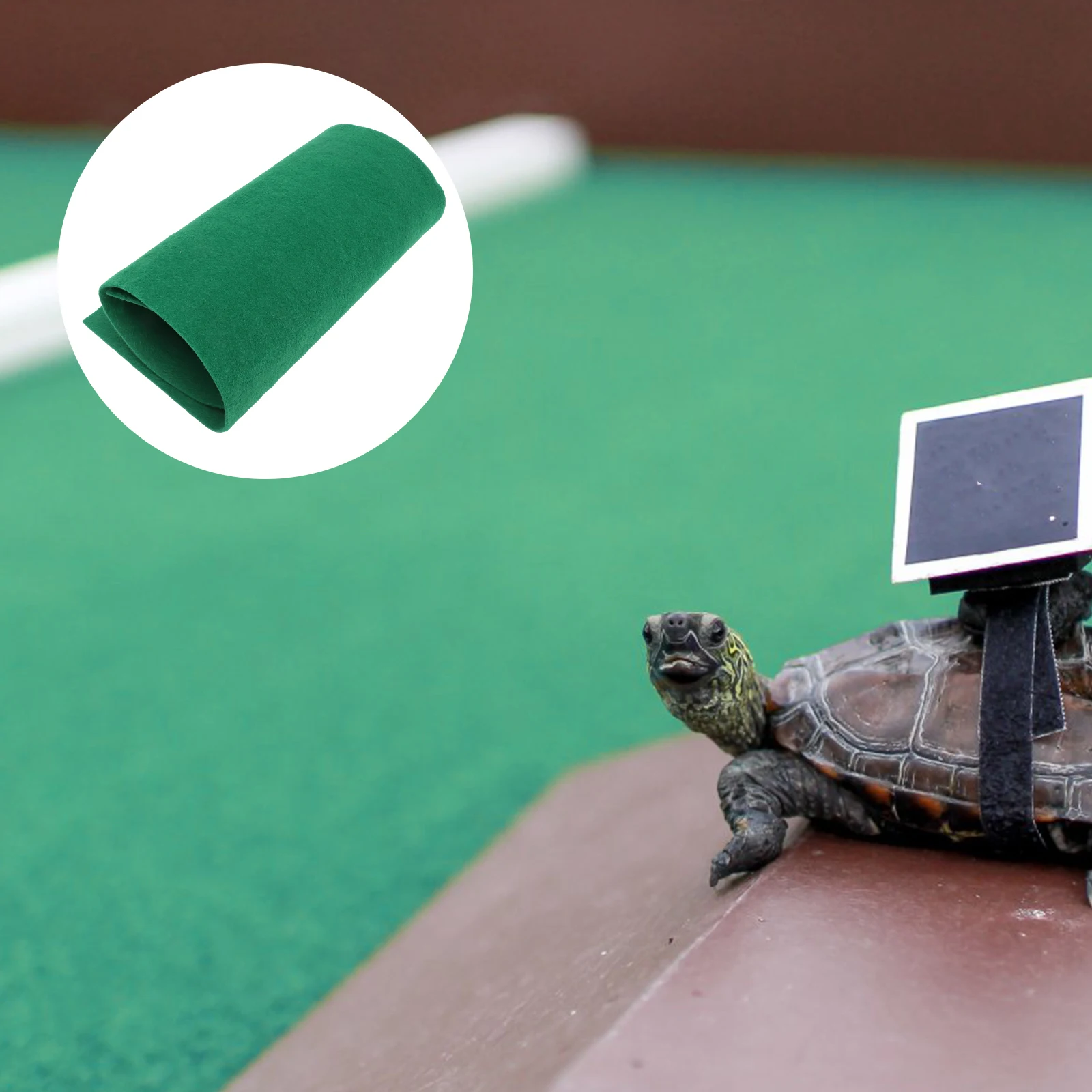 

100x40cm Reptile Waterproof Carpet Warm Mat Pads Aquatic Green Turtle Tank Accessories Gecko Pet Climbing Sleeping Pad reptile