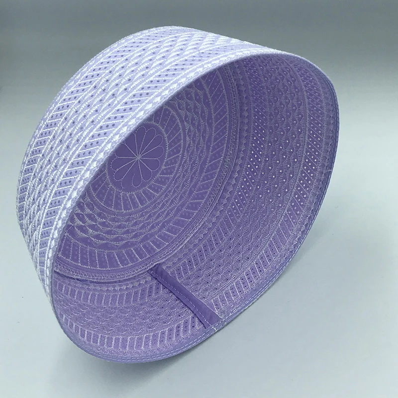 Cappelli musulmani in rete ventilata estiva Cappelli da preghiera leggeri e confortevoli Turbante musulmano Uomo Foulard Hijab Cofano Berretti ebrei indiani