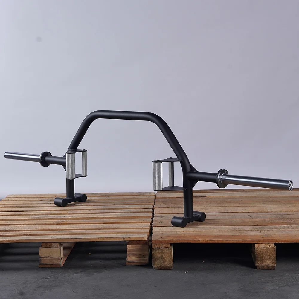 2140mm 25kg Alloy Steel Open Hex Bar Max 300kg Load Carry Lunge Bar