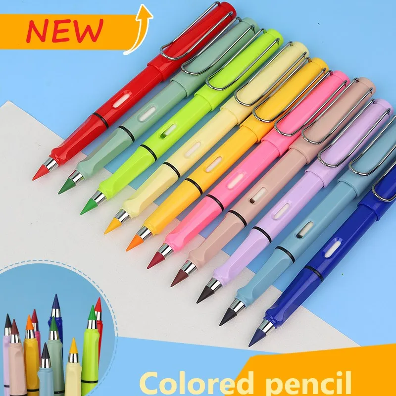 Unlimited Writing Color Pencil No Ink Novelty Eternal Pen Art Sketch Color Painting Tools Kid Gift School Supplies Stationery