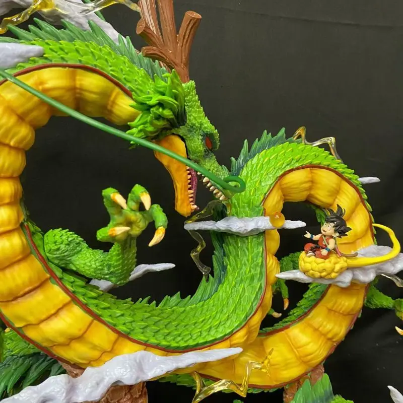 Anime Dragon Ball Z 50 cm Shenron Goku figurine lumineuse à collectionner GK Statue modèle poupée pour décoration de chambre ornement de bureau