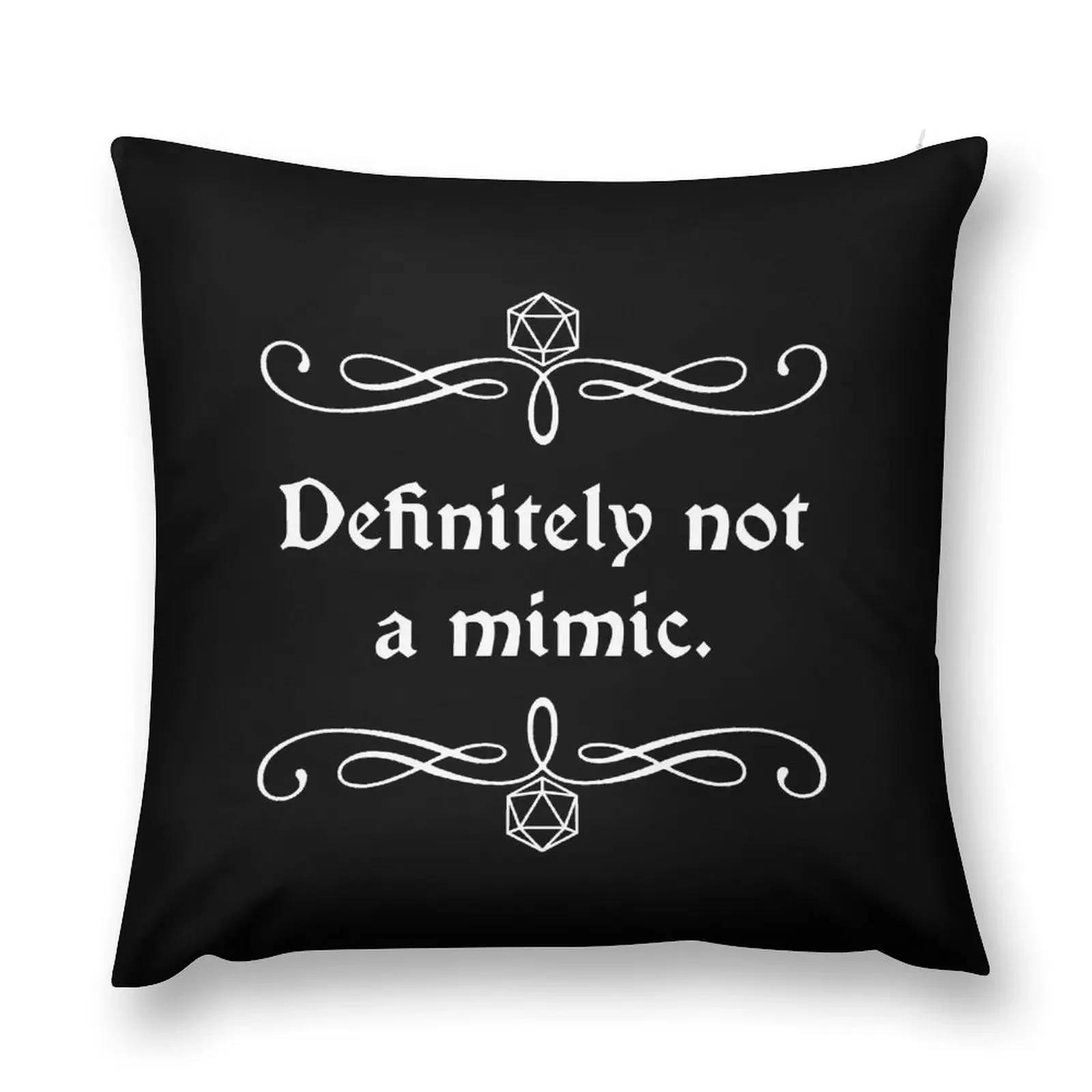 Definitely Not a Mimic Throw Pillow luxury decor Luxury Cushion Cover luxury home accessories Decorative Cushion Cover pillow