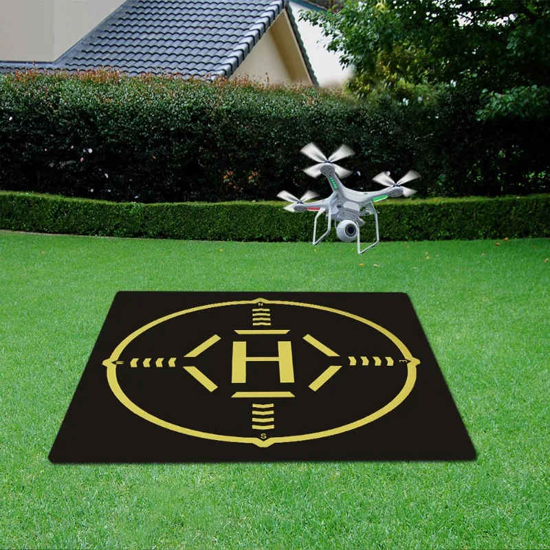 

Lightweight Drone Helipad Landing Pad with Directional Markers Outdoor Racing Flight Performance Carpet Mat Rug Home Decor