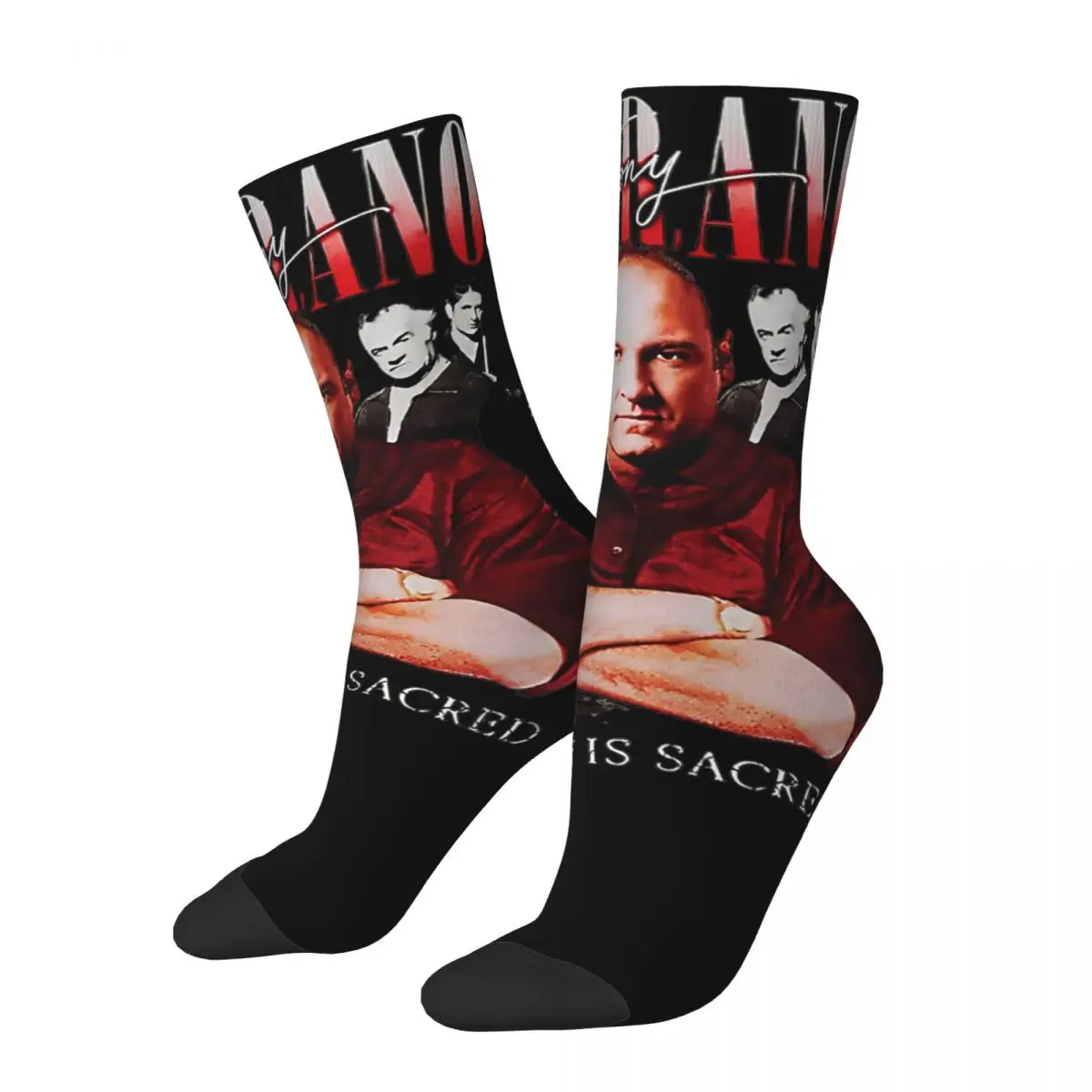 Retro Women Men Vintage Tony Soprano Bootleg Socks Gabagool Stuff Middle Tube Socks Cotton Best Gift Idea