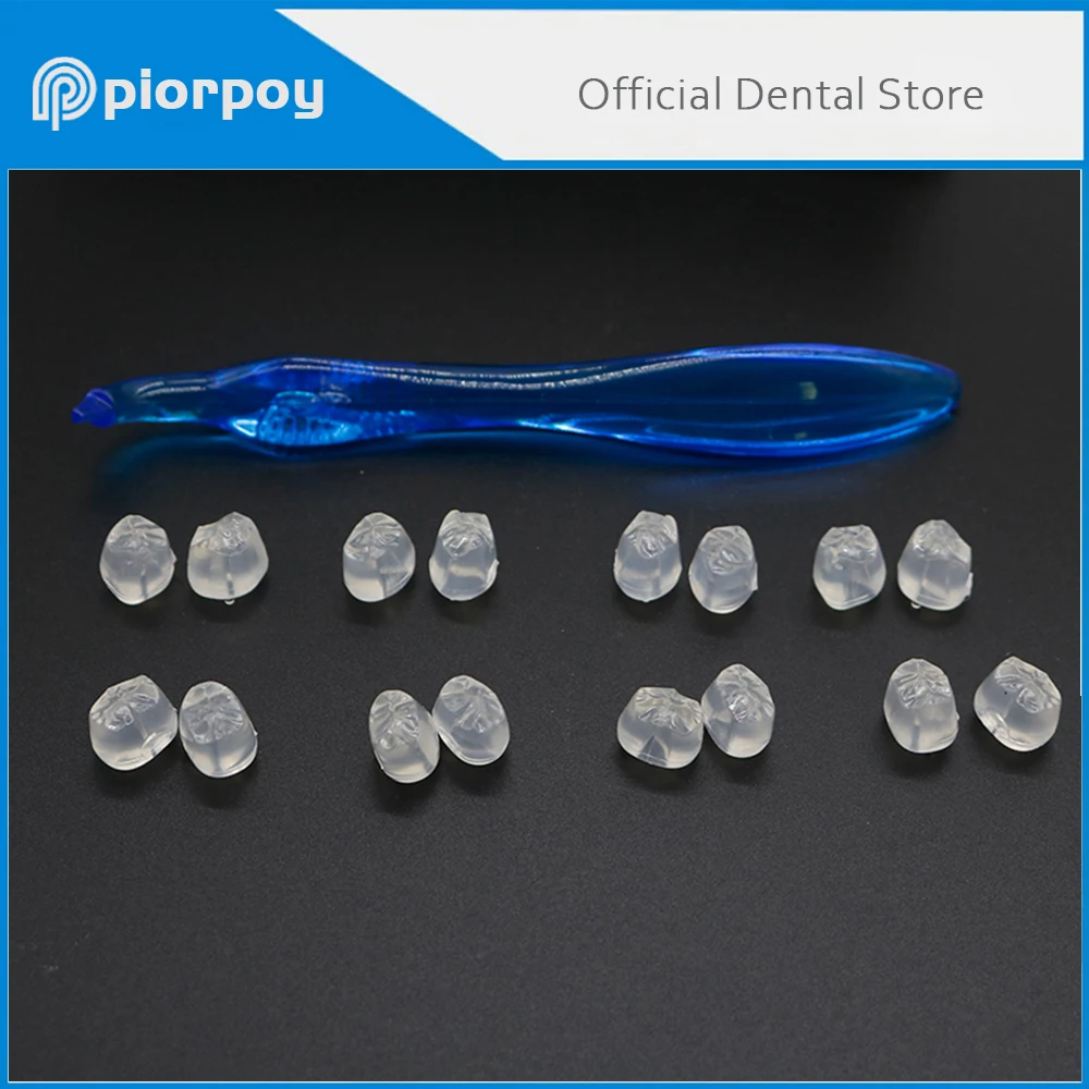 PIORPOY Dental Posterior Teeth Aesthetic Printing Kit 16 Molds Oral Care Orthodontic Filling Restoration Dentist Supplies Tool