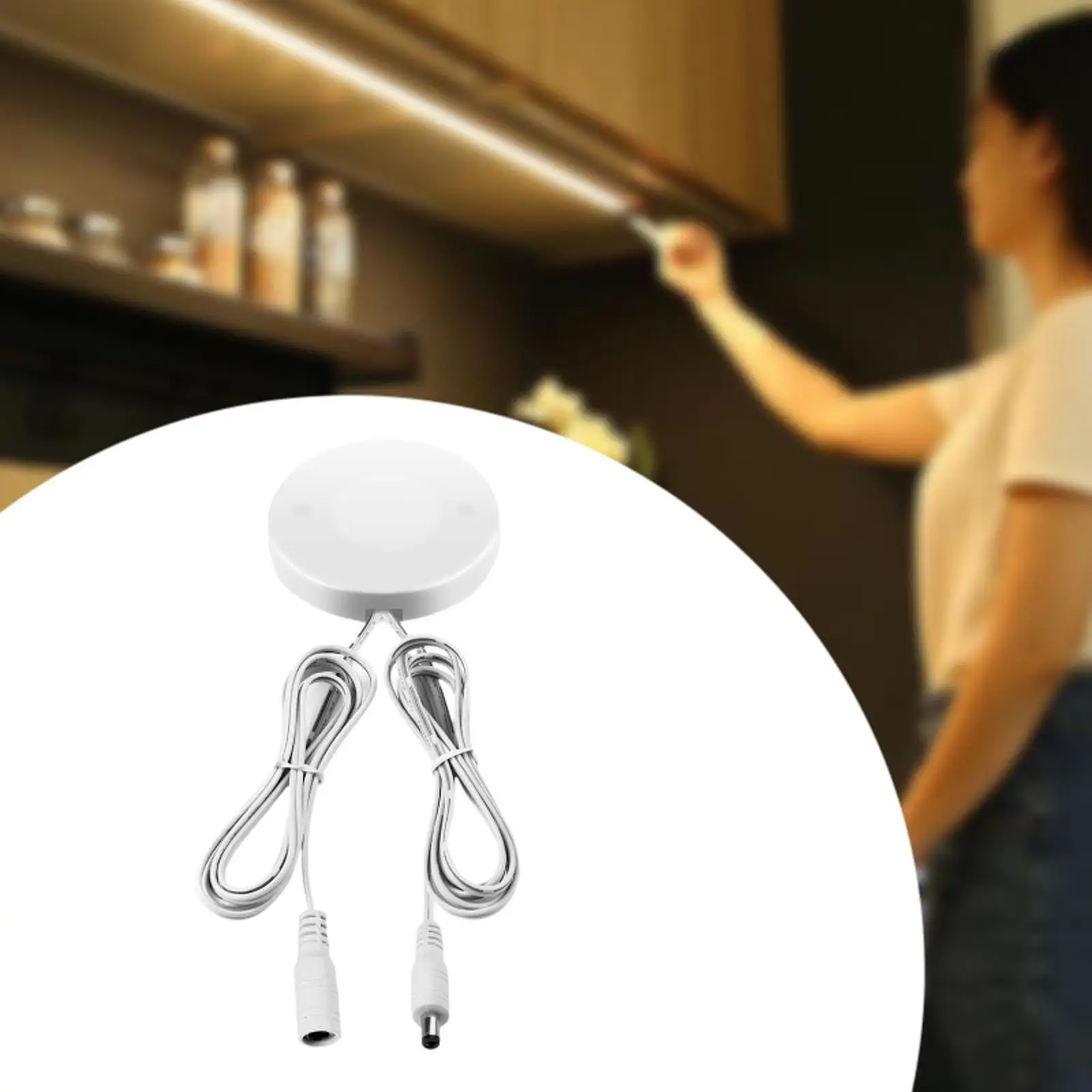 12V LED Touch Dimmer Switch Light Switch for Kitchen Closets Wardrobes