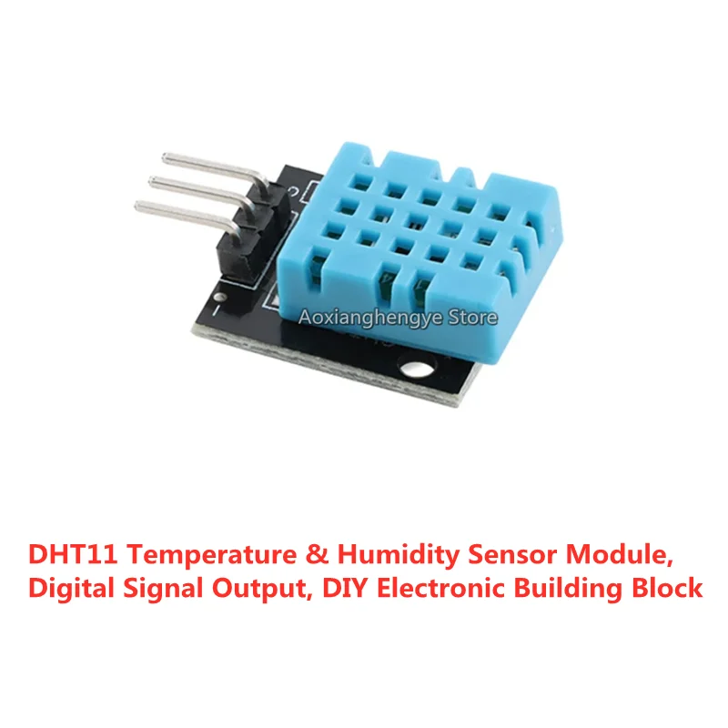 5PCS DHT11 Temperature & Humidity Sensor Module, Digital Signal Output, DIY Electronic Building Block Support BOM List Quotation