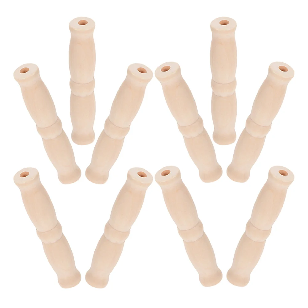 10 قطعة دلو الماء الخشبي مقبض 9 سنتيمتر الثقيلة سطل حمل قبضة استبدال للمنزل سلة خارجية الصناعية تخزين الطلاء