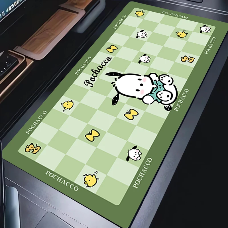 Kawaii الأزرق ستار ماوس الوسادة كمبيوتر محمول الكرتون أنيمي الألعاب لوحة المفاتيح البساط XL Pochacco ماوس ألعاب الكمبيوتر خزانة حصيرة مكتبية لفتاة هدية