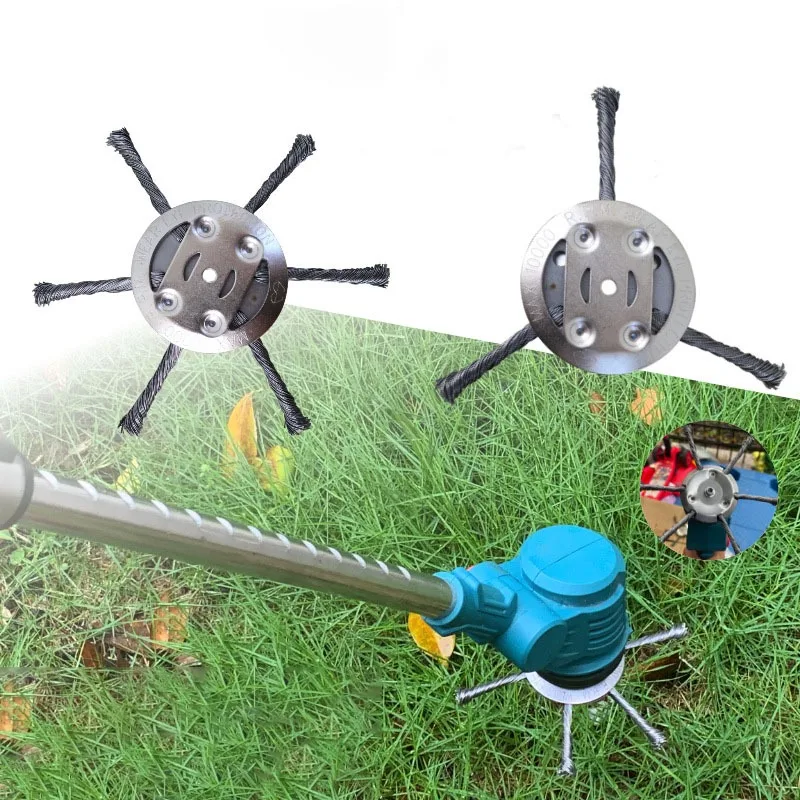 Universal Steel Wire Lawn Mower Blade Accessories Trimmer Head Home Garden Tidying Weed Control ToolsWeeding Machine Grass