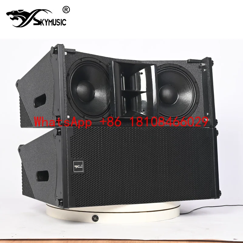 Portable Line Array System All-in-One Powered PA with Flyable Rigging, Plug & Play for Mobile DJs, Weddings, Outdoor Festivals