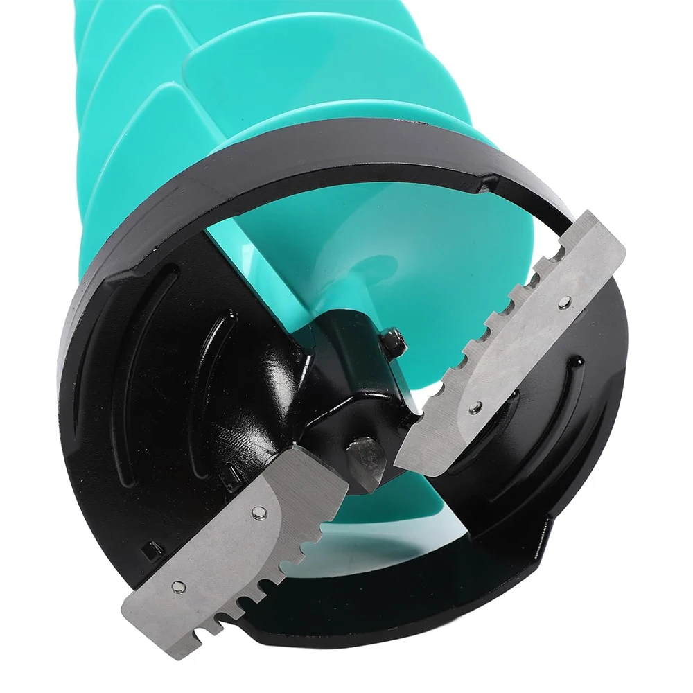 

Шнек для ледяной дрели, нейлоновое лезвие, прочный, быстрая резка, портативный металлический шнек для льда для рек, рыбалки, активного отдыха, зимних видов спорта