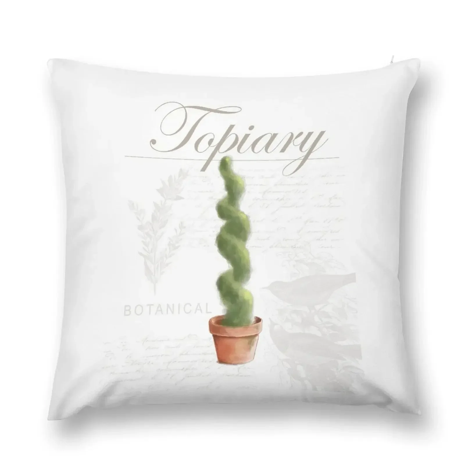 French topiary design number four Throw Pillow Elastic Cover For Sofa Sofa Cushions Covers pillow