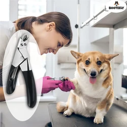 Dog Cat Nail Clipper Stainless Steel Pet Toes Cutter Scissor Grooming Tool for Small Medium Dogs Cats Guillotine Nail Clipper