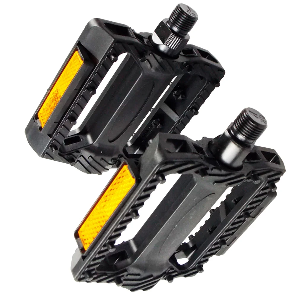 

1 Pair Non-Slip Plastic Bike Pedals Large Treadle For Mountain Road Fixie Bicycle Cycling Replacement Treadle Cycling Pedal