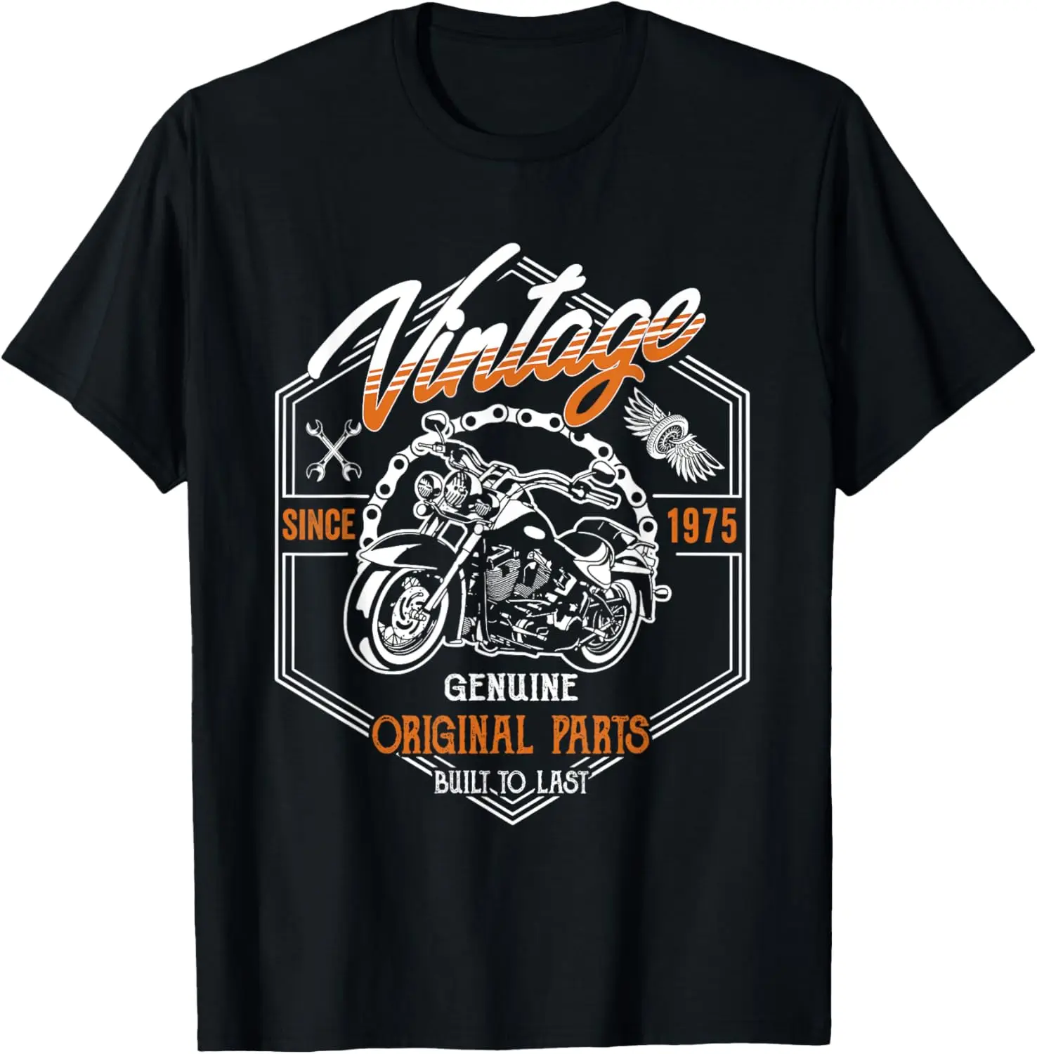 

Birthday 1975 Gift Vintage Classic Motorcycle 50 Years T-Shirt Motorcycle