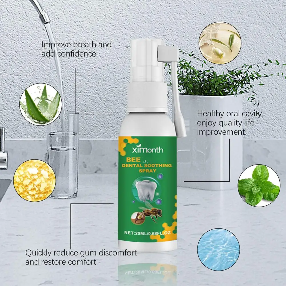 Propolis Mund gesundheits spray frischer Atem Zahn gesundheits schutz 20ml Mundhygiene Fleck Zahn zähne Ordor Zahn entlastung 20ml