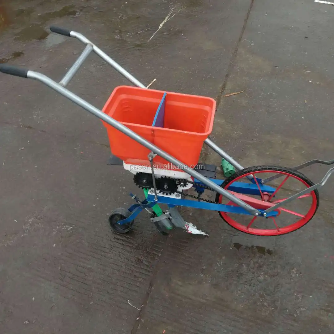 hand seeder manual fertilizer seeder for sale easy and safe operate corn seeder