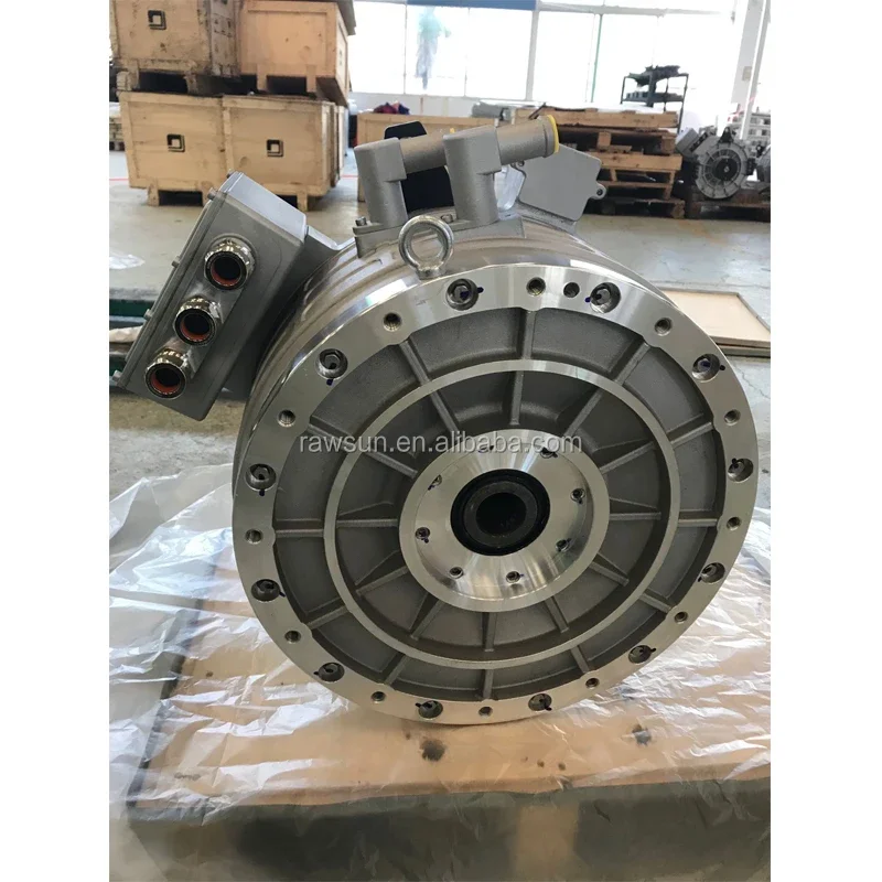90KW PMSM Motor Electric Propulsion System Vessel Electrification Rawsuns Ev Conversion Kit for Marine Boat Yacht Drive Control