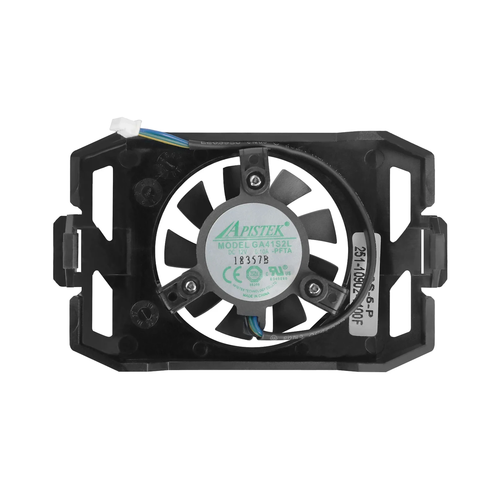 Ventilador de refrigeración para placa trasera de tarjeta gráfica, enfriador para Zotac GTX 1060 1070 Ti 1080 Plus GPU GA41S2L 12V 0.1A