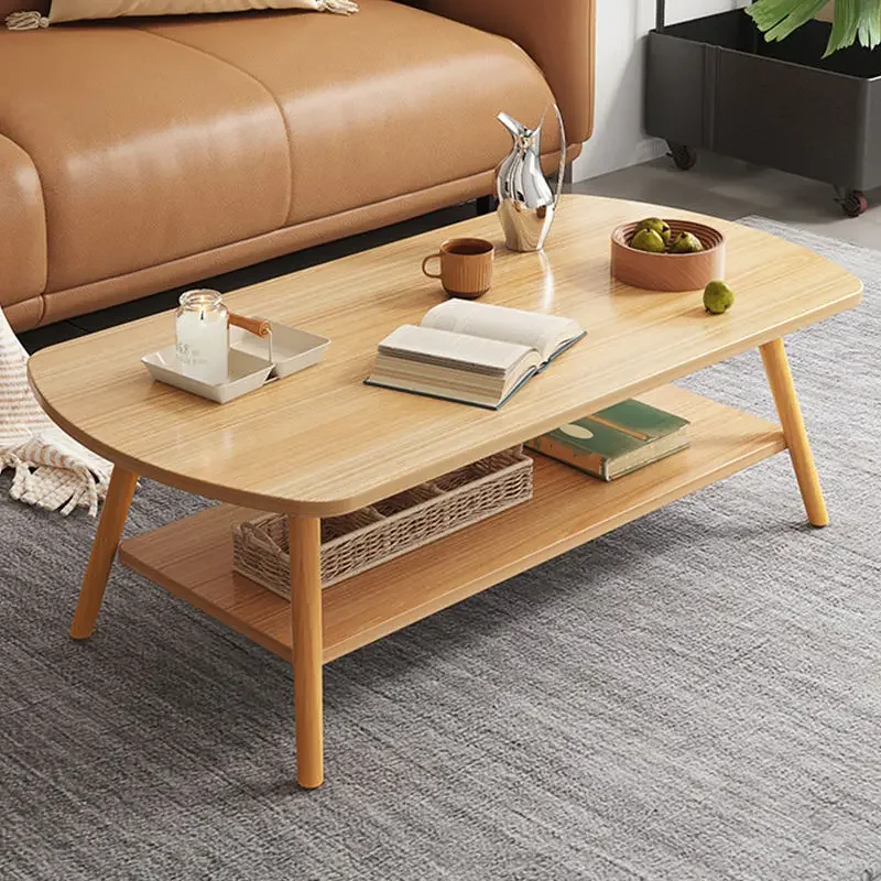 Coffee table living room household small apartment simple modern small table rental house with 2025 new creative sofa tea table